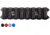 Phase 5 Weapon Systems Inc LPSN Rail Small Picatinny Section, Red, LPSN-smPIC-RED