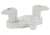 Phoenix Faucets By Valterra Catalina Two-Handle 4 Bathroom Faucet With 2 Spout, White, PF222201