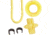 Pine Ridge Archery Hunters Combo Pack, 1/4in, Yellow, 2599-Y