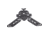 Pine Ridge Archery Kwik Stand Rail Mount Combo, Black, 2561-BK