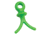 Pine Ridge Wishbone Dampener, Lime Green 4 pk. 2725-LG