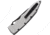 Piranha Knives Auto Predator Automatic Automatic Folding Knife, 4in, CPM S30V, Black Blade, Silver Textured Aluminum Handle, P-10ST