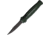 Piranha Knives Auto Rated-R OTF Automatic Folding Knife, 3.5in, 154CM, Clip Point Blade, Black DLC, Green Aluminum Handle, P-19GT