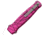 Piranha Knives Auto Rated-R OTF Automatic Folding Knife, 3.5in, 154CM, Clip Point Blade, Mirror Finish, Pink Camo Aluminum Handle, P-19PK