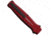 Piranha Knives Auto Rated-R OTF Automatic Folding Knife, 3.5in, 154CM, Clip Point Blade, Black DLC, Red Aluminum Handle, P-19RT
