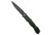 Piranha Piranha 21 Tactical Automatic Knife Green Aluminum 3.4" Black, Green, CPM S30V, adult, BHQ-190012