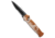Piranha Piranha Bodyguard Automatic Knife Desert Camo 3.3" Black Serr, Tan, CPM S30V, adult, BHQ-22885
