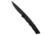 Piranha Piranha Crossfire Automatic Knife Black Aluminum 3.1" Black P-23BKT, Black, 154CM, adult, BHQ-208140