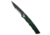 Piranha Piranha Crossfire Automatic Knife Green Aluminum 3.1" Black Serrated P-23GTS, Green, 154CM, adult, BHQ-208157