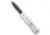 Piranha Piranha Excalibur OTF Automatic Knife Silver Tactical 3.2" Black Serr, Gray, 154CM, adult, BHQ-9944
