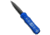 Piranha Piranha Excalibur OTF Knife Double Action Automatic Blue3.2" Black Plain*DISC*, Blue, CPM S30V, adult, BHQ-229741