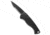 Piranha Piranha Fingerling Automatic Knife Tactical 2.5" Black Serr, Black, 154CM, adult, BHQ-23568