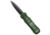 Piranha Piranha Green Excalibur OTF Knife Double Action Automatic 3.2" Black, Green, 154CM, adult, BHQ-1234
