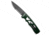 Piranha Piranha MagnaRaptor Automatic Knife Green Aluminum 3.4" Black Serrated, Green, CPM MagnaCut, adult, BHQ-218502