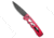 Piranha Piranha MagnaRaptor Automatic Knife Pink Aluminum 3.4" Black, Pink, CPM MagnaCut, adult, BHQ-218505