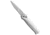 Piranha Piranha Mini-Guard Automatic Knife Silver 2.9" Stonewash Serr, Gray, CPM S30V, adult, BHQ-22899