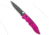 Piranha Piranha Mini Predator Purple/Black Tactical Automatic Knife 3.5" Black, Purple, CPM S30V, adult, BHQ-139751