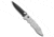 Piranha Piranha Mini Predator Tactical Automatic Knife Silver 3.5" Black , Gray, CPM S30V, adult, BHQ-142360