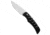 Piranha Piranha Paradox Automatic Knife Black Aluminum 3.1" Mirror Serrated P-24BKS, Black, 154CM, adult, BHQ-208164