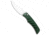Piranha Piranha Paradox Automatic Knife Green Aluminum 3.1" Mirror P-24G, Green, 154CM, adult, BHQ-208179