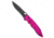 Piranha Piranha Predator Tactical Automatic Knife Pink 4.1" Black Serr, Pink, CPM S30V, adult, BHQ-180462