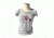 Pistols and Pumps Bella Burnout Graphic T-Shirt w/ Logo, Heather Grey, Large 92358