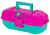 Plano Youth Tackle Box - Mermaid - Magenta-Teal, Mermaid - Magenta-Teal 500102
