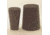 Plasticoid Black Rubber Stoppers, Solid 12-M290