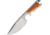 PMP Knives Pitbull Neck Knife Orange G10