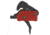 POF USA Standard Two Stage Trigger with KNS Pins, 4.5 lb Pull Weight, Red/Black, 1511
