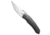 Poikilo Blade Poikilo Blade Tero Frame Lock Knife DLC Titanium 3.4&quot; Satin, Black, Bohler M398, adult, BHQ-208802
