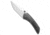 Poikilo Blade Poikilo Blade Tuna Liner Lock Knife DLC Titanium 3.4&quot; Satin, Black, Bohler M398, adult, BHQ-208794