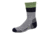 Point 6 Block Stripe Extra Light Crew Kids Socks, Stone, Large, 4538-010-04