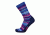 Point 6 Bolivian Stripe Extra Light 3/4 Crew Women's Sock, Dark Navy, Small 2852-204-05