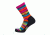 Point 6 Bolivian Stripe Extra Light 3/4 Crew Women's Sock, Black, Small 2852-233-05