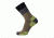 Point 6 Hiking Blast Block Stripe Light Crew Men's Socks, Earth, Medium 2561-320-06