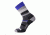 Point 6 Hiking Mixed Stripe Medium Crew  Men's Socks, Gray, Large 2567-200-07