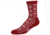 Point 6 Lifestyle Snowflake Light 3/4 Crew - Women's-Red-Small