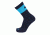 Point 6 Pop Top Ultra Light Crew  Men's Socks, Black/Robins Egg Blue, Small 1270-258-05