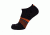 Point 6 Running Wall Street Extra Light Mini Crew Men's Socks, Black/Orange, Medium 1179-290-06