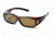 Polaroid Eyewear Avery SunCovers - Brown, Polar Brown Lenses PD8045B