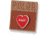 Poler Furry Heart Enamel Pin, Zissou Red, One Size, 211ACU8403-Zissou Red-O/S