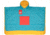 Poler Poncho, Goldenrod/Bluepine, One Size, 214ACU5601-GBluepine-O/S