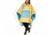 Poler Poncho, Powder Blue Daisy, One Size, 212ACU5601-PBlDaisy-O/S