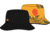 Poler Reversible Vibes Brand Bucket Hat, Orchid Floral Gold, One Size, 222ACU7102-OFlGold-O/S