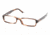 Polo PH2024 SV Prescription Eyeglasses - Brown Striped Demo Lens Frame / 50 mm Prescription Lenses, 5147-5016