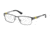 Polo PH1147 Single Vision Prescription Eyeglasses 9157-54 - Shiny Gunmetal Frame