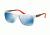 Polo PH4088 Sunglasses 547155-55 - Matte White Frame, Grey Mirror Blue Lenses