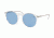 Polo PH4129 Sunglasses 500272-53 - Clear Frame, Light Blue Lenses