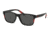 Polo PH4137 Prescription Sunglasses, 57mm, Matte Black / Red, PH4137-528487-57-SV